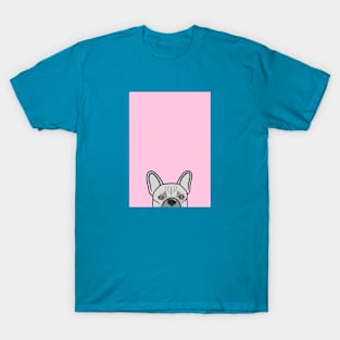 Peek-a-boo French Bulldog T-Shirt